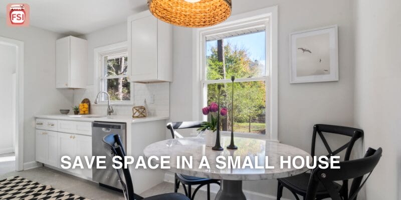 How do you save space in a small house